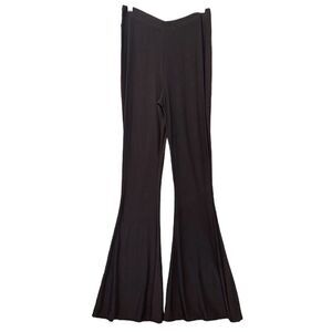 Nasty Gal Flared Pants Womens Size 10 High Waisted Ruched